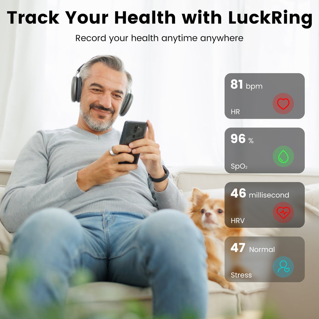Smart Ring Health Tracker, Sleep & Heart Rate