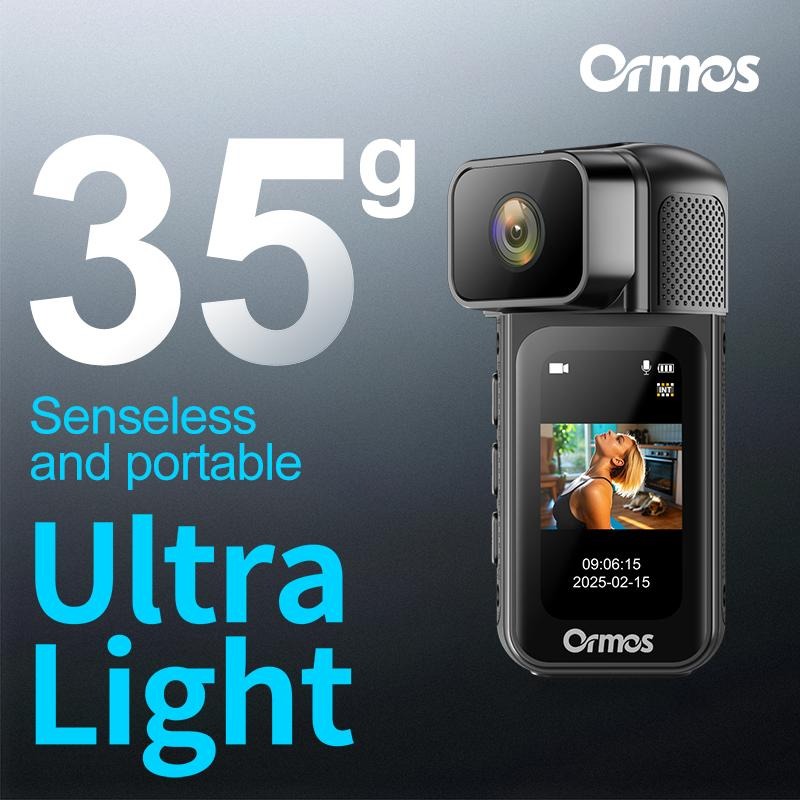 Mini Action Camera, 180 Degree Rotating Lens