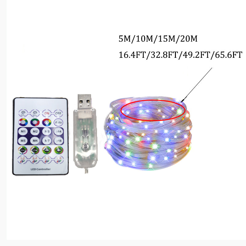 LED Rope Lights, RGB App & Remote