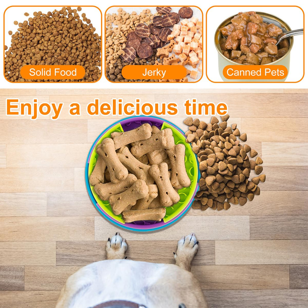 3-in-1 Rotating Dog Puzzle Feeder
