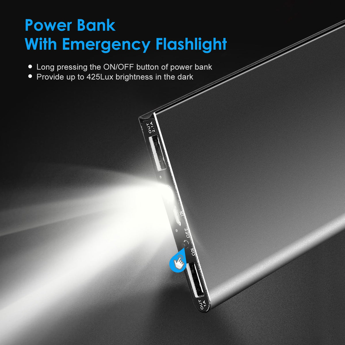 20000mAh Ultra-Thin Power Bank