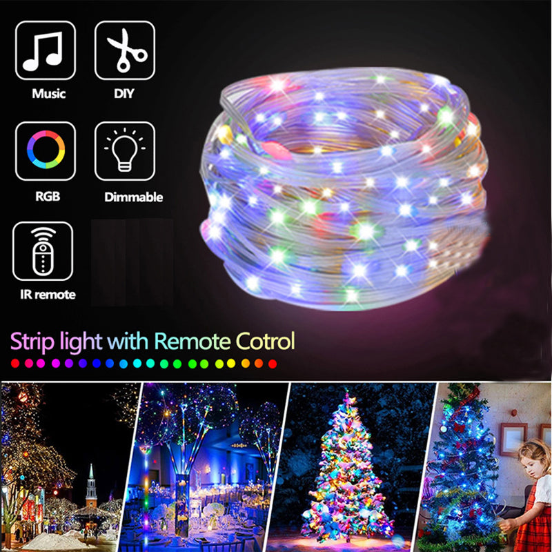 LED Rope Lights, RGB App & Remote