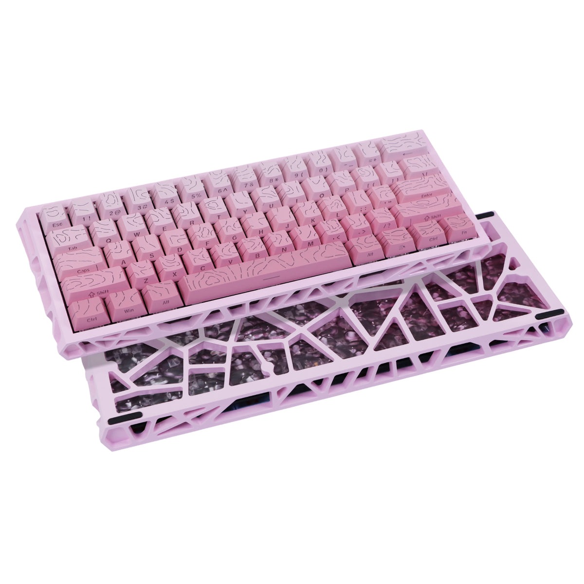 NJ61 Hollow Mechanical Keyboard, 61-Key