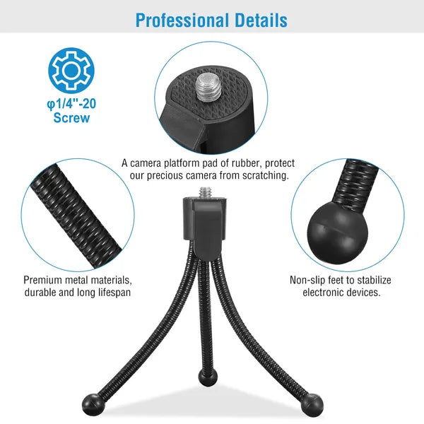 Flexible Tripod Stand for Camera & Phone