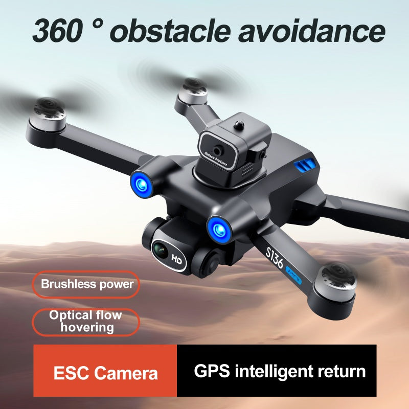 S136 GPS Drone, Dual Camera Return-to-Home