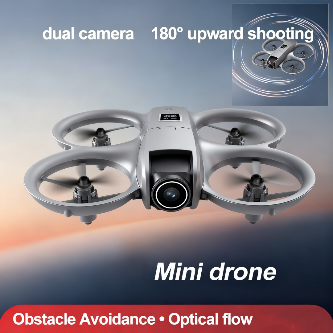 Foldable Mini Drone with Dual 480p Cameras
