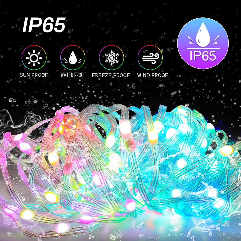 LED Rope Lights, RGB App & Remote