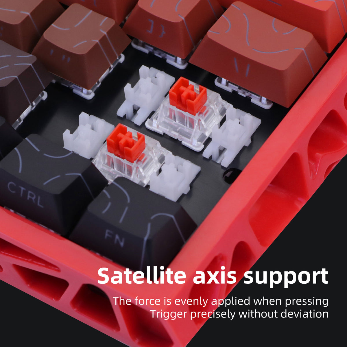 NJ61 Hollow Mechanical Keyboard, 61-Key