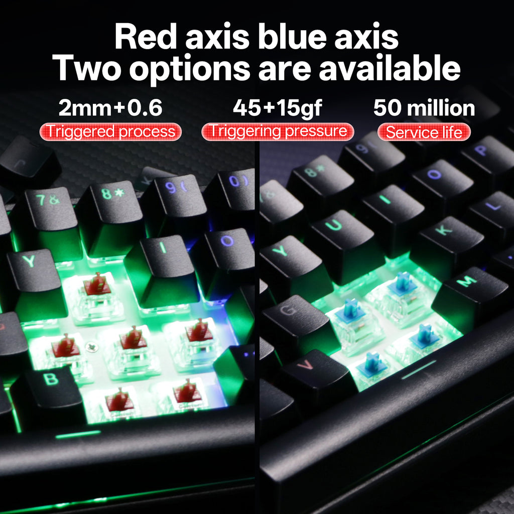 KL61 Mechanical Keyboard, 61-Key Compact