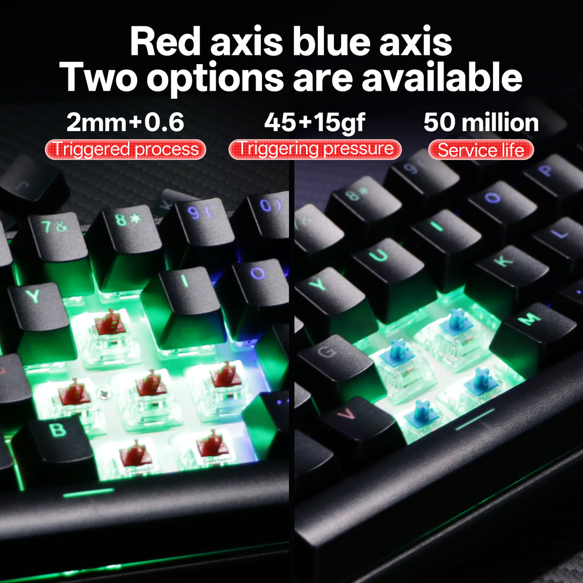 KL61 Mechanical Keyboard, 61-Key Compact