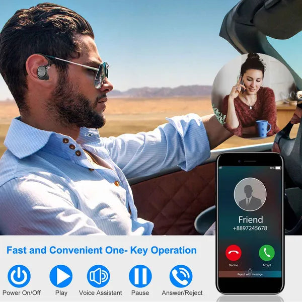 Touch-Control Noise-Cancelling Wireless Earbuds
