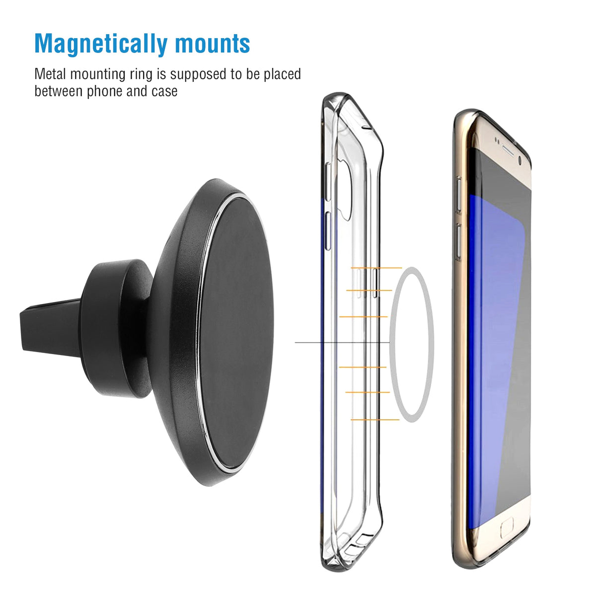 Magnetic Qi Wireless Car Charger