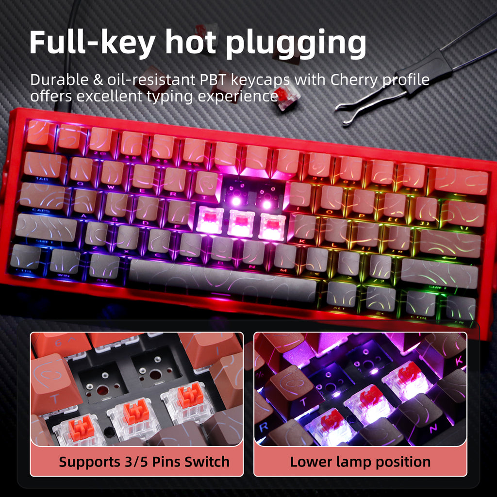 NC61 Magnetic-Switch Mechanical Keyboard, 61-Key