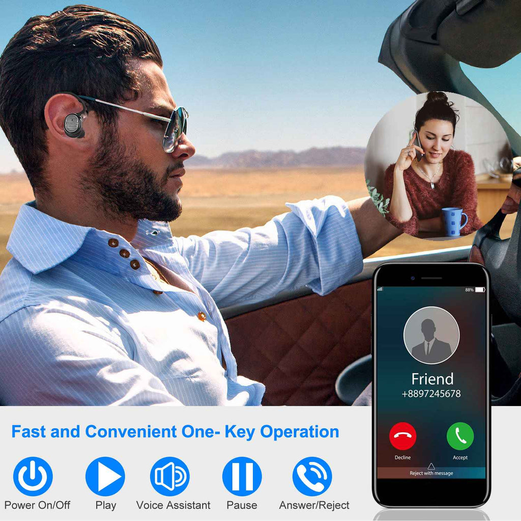 TWS 5.0 Earbuds, IPX4 Touch In-Ear