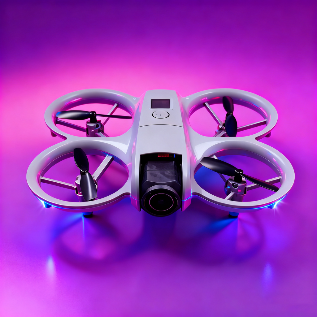 Foldable Mini Drone with Dual 480p Cameras