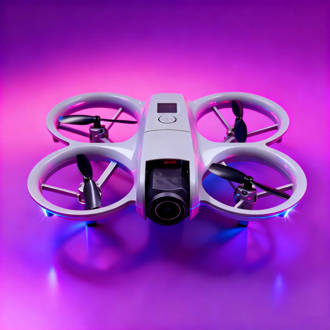 Foldable Mini Drone with Dual 480p Cameras