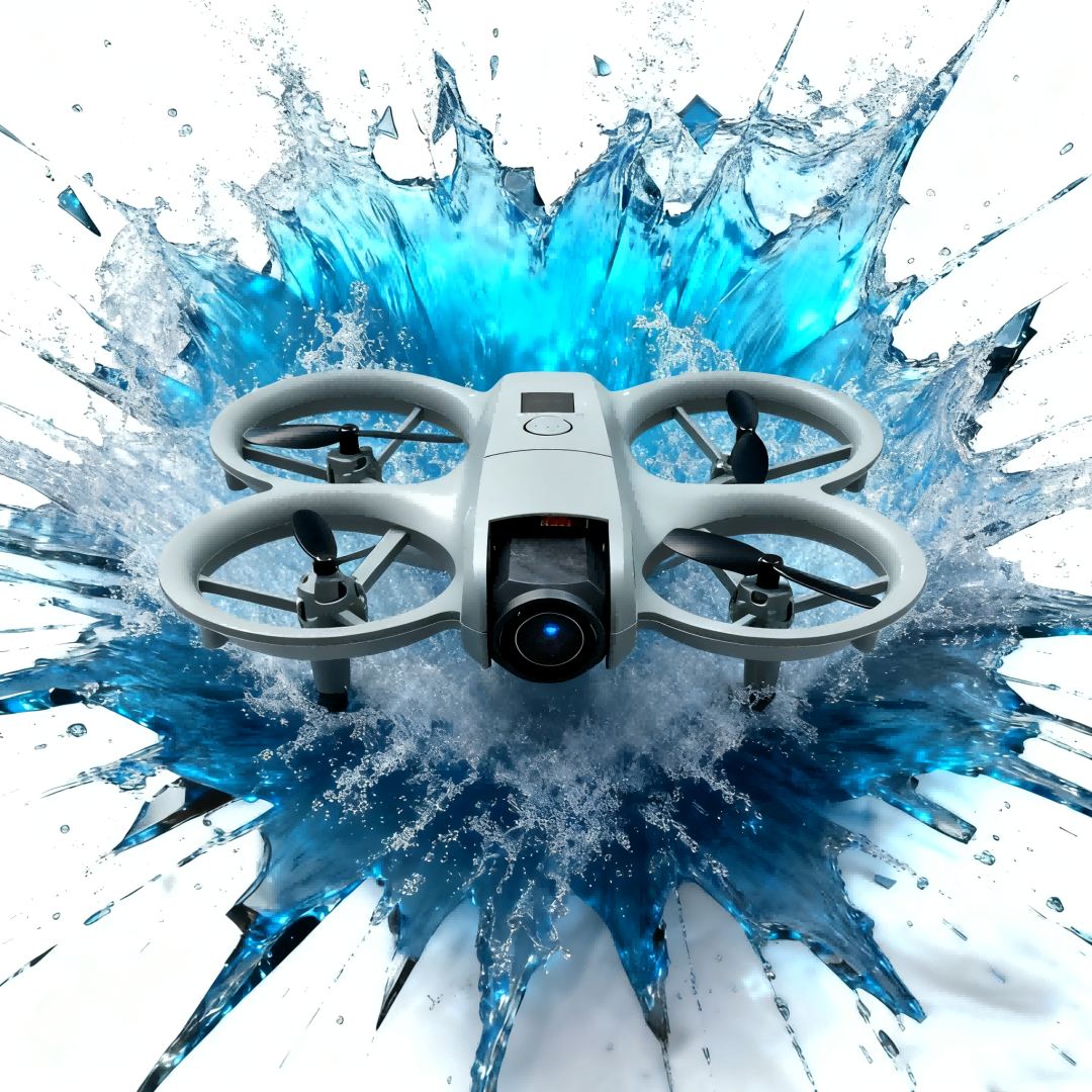 Foldable Mini Drone with Dual 480p Cameras