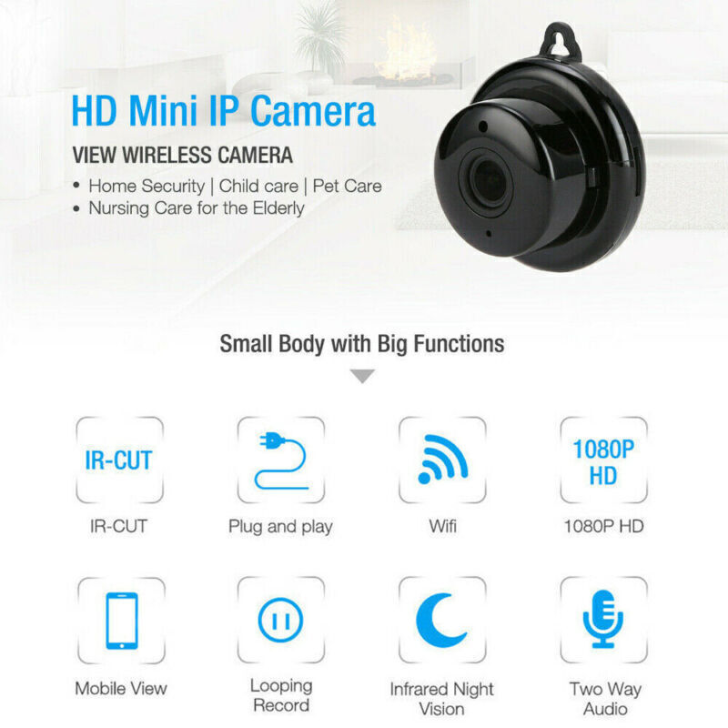 1080P Outdoor WiFi Camera, Weatherproof Night Vision