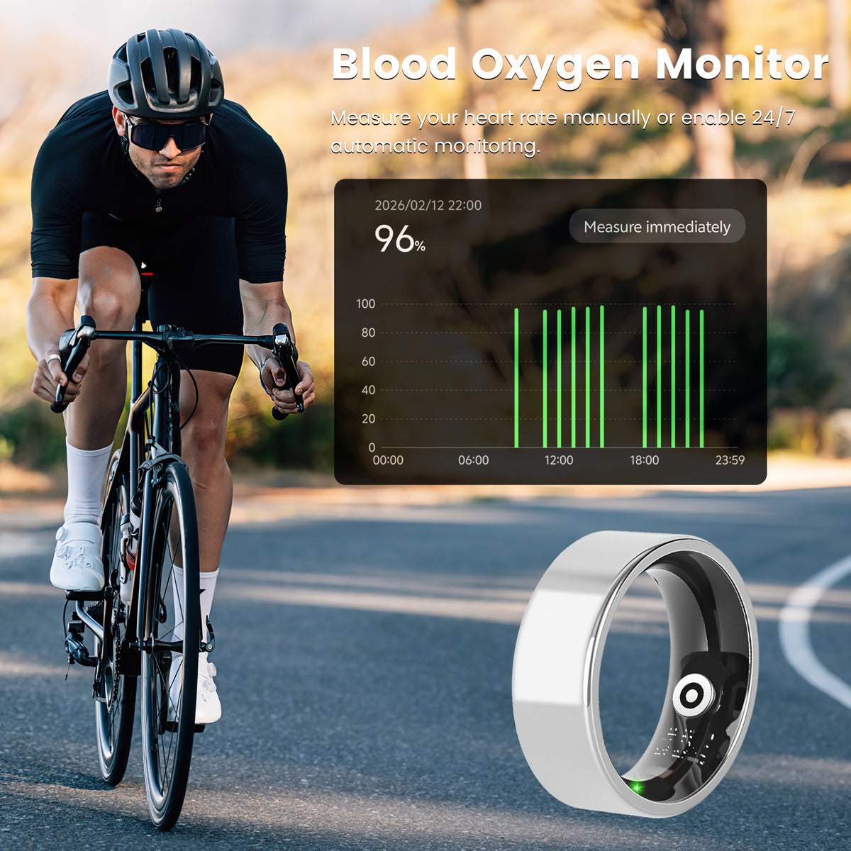 Smart Ring Health Tracker, Sleep & Heart Rate