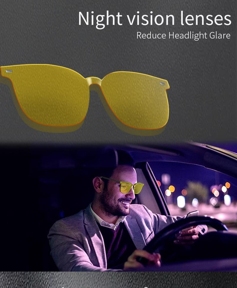 AI Audio Smart Glasses, Magnetic Interchangeable Lenses