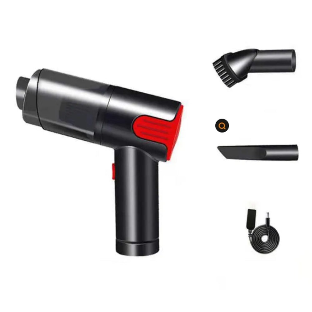 Cordless Car Vacuum, USB-C Rechargeable