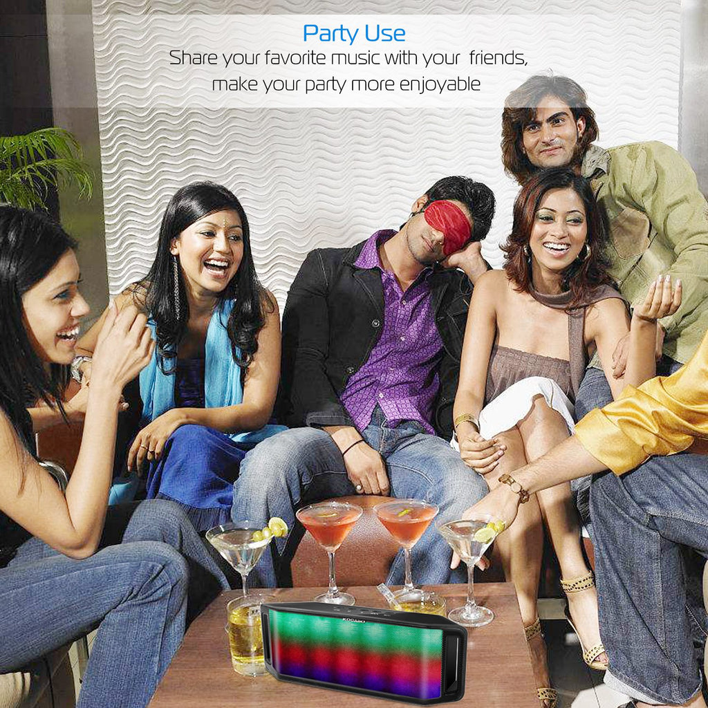 LED Multicolor Wireless Speaker, Hands-Free