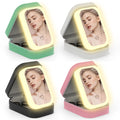 Travel Makeup Case with LED Mirror, Rechargeable