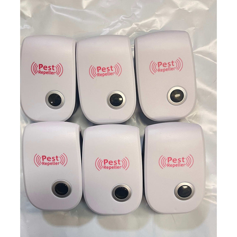 Ultrasonic Pest Repeller, 6-Pack Plug-In
