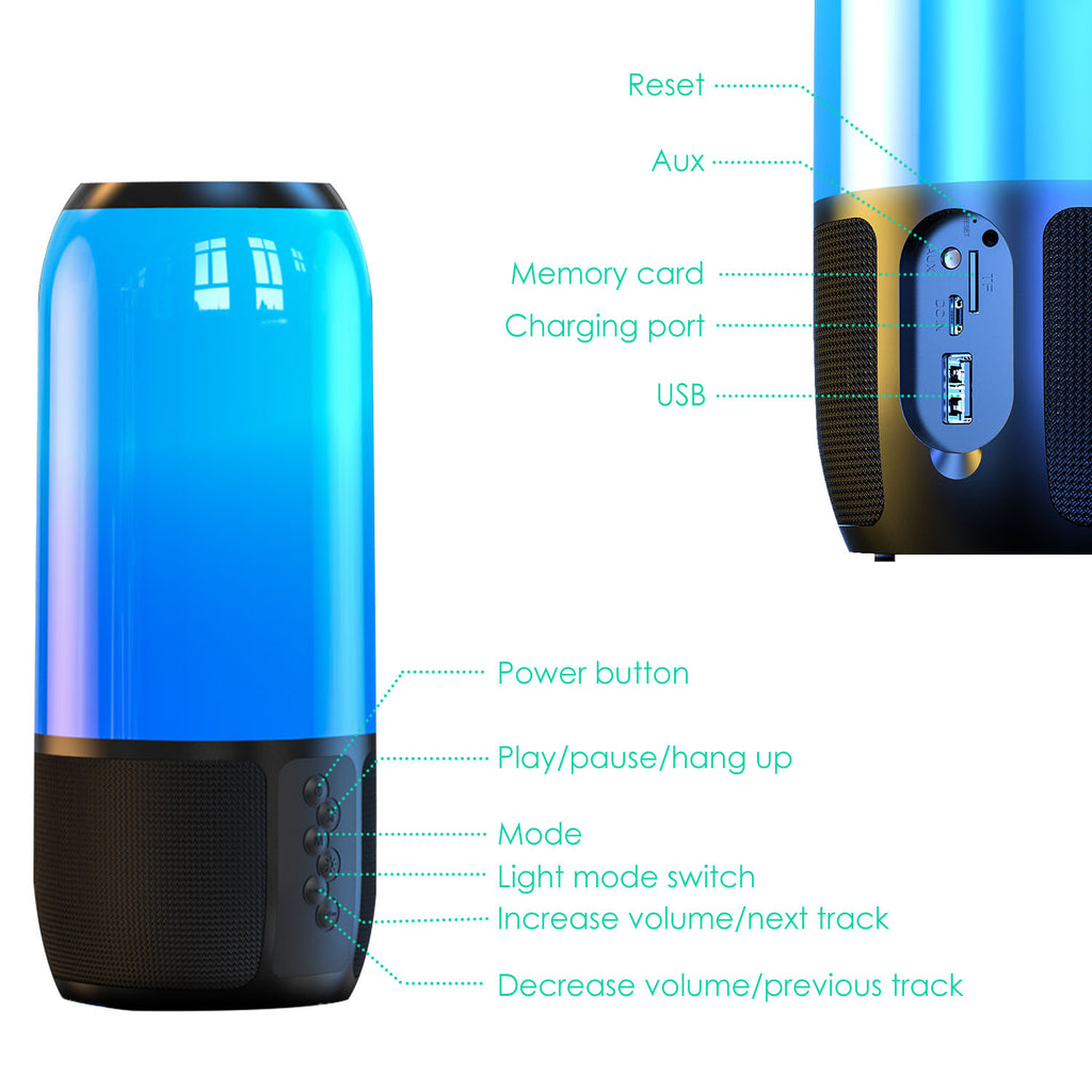 Portable Loud Stereo Speaker, Wireless
