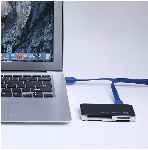 USB 3.0 Multi Card Reader, 5Gbps
