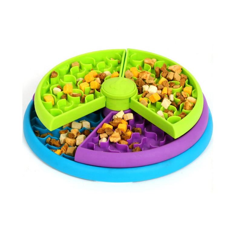 3-in-1 Rotating Dog Puzzle Feeder