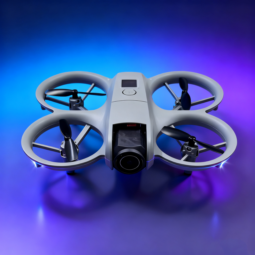 Foldable Mini Drone with Dual 480p Cameras