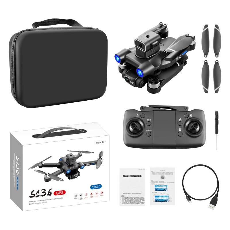 S136 GPS Drone, Dual Camera Return-to-Home