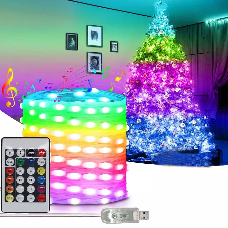 LED Rope Lights, RGB App & Remote