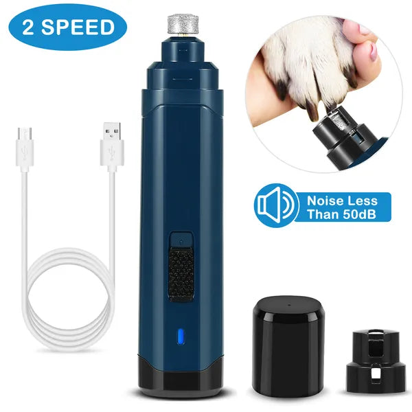 Rechargeable Dog Nail Grinder, 2-Speed Quiet