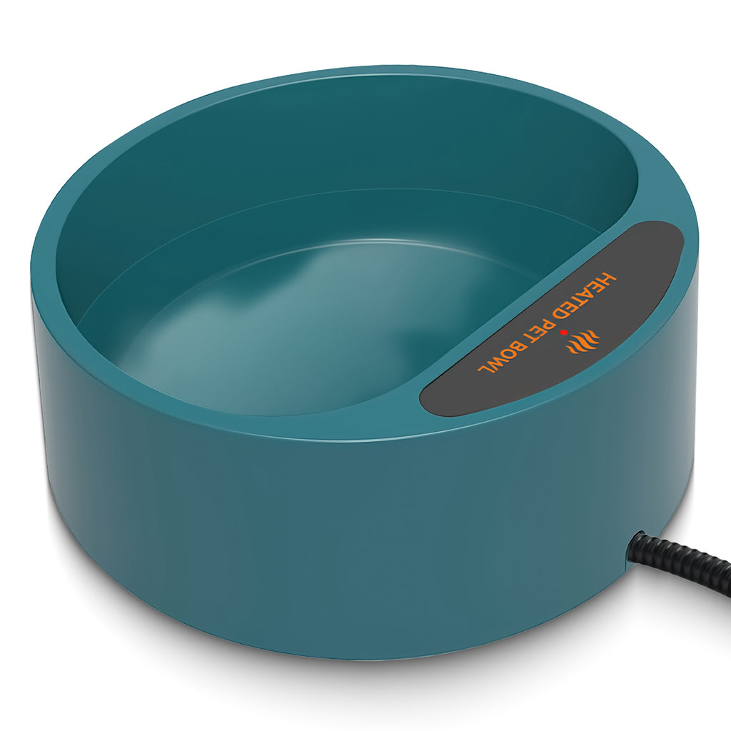 Heated Pet Water Bowl, 74 oz, Thermostatic
