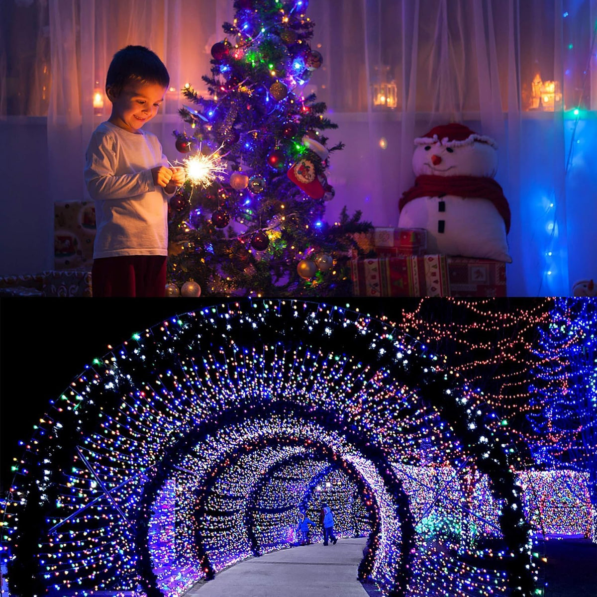 Multicolor LED Ice Bar String Lights, 10m