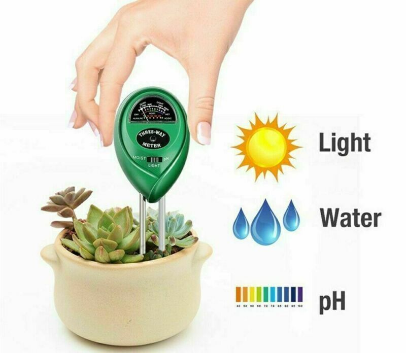 3-in-1 Soil Meter for Moisture, pH and Light
