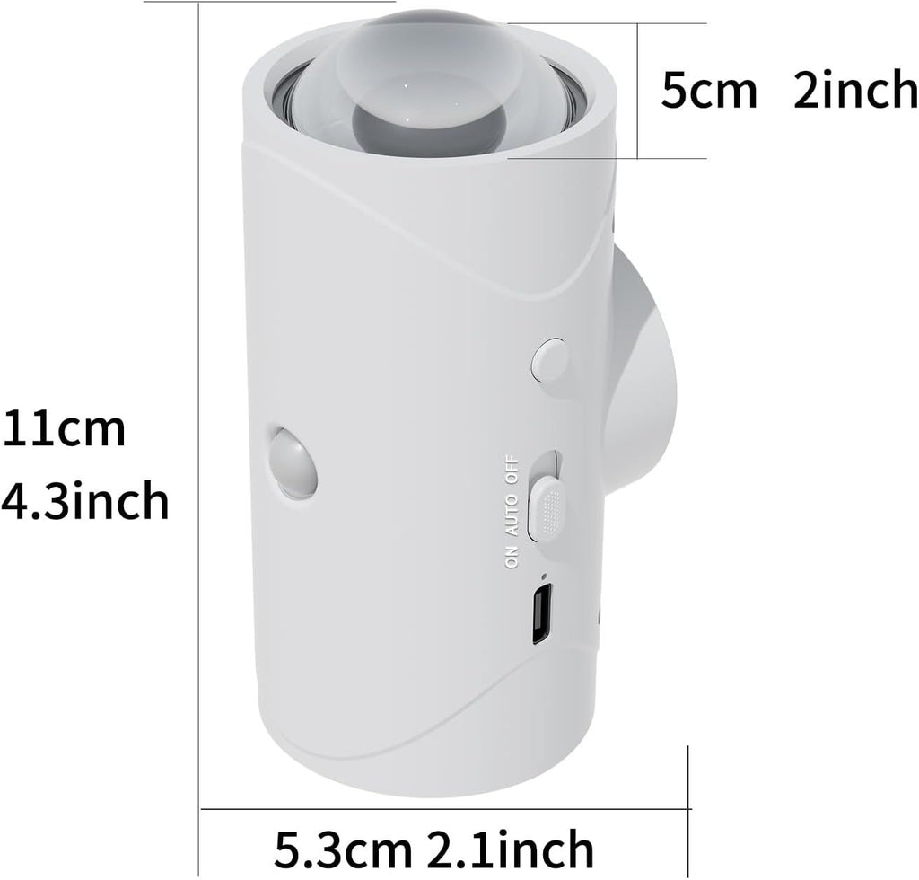 Motion Sensor Night Light 4 Pack, Rechargeable RGB Magnetic