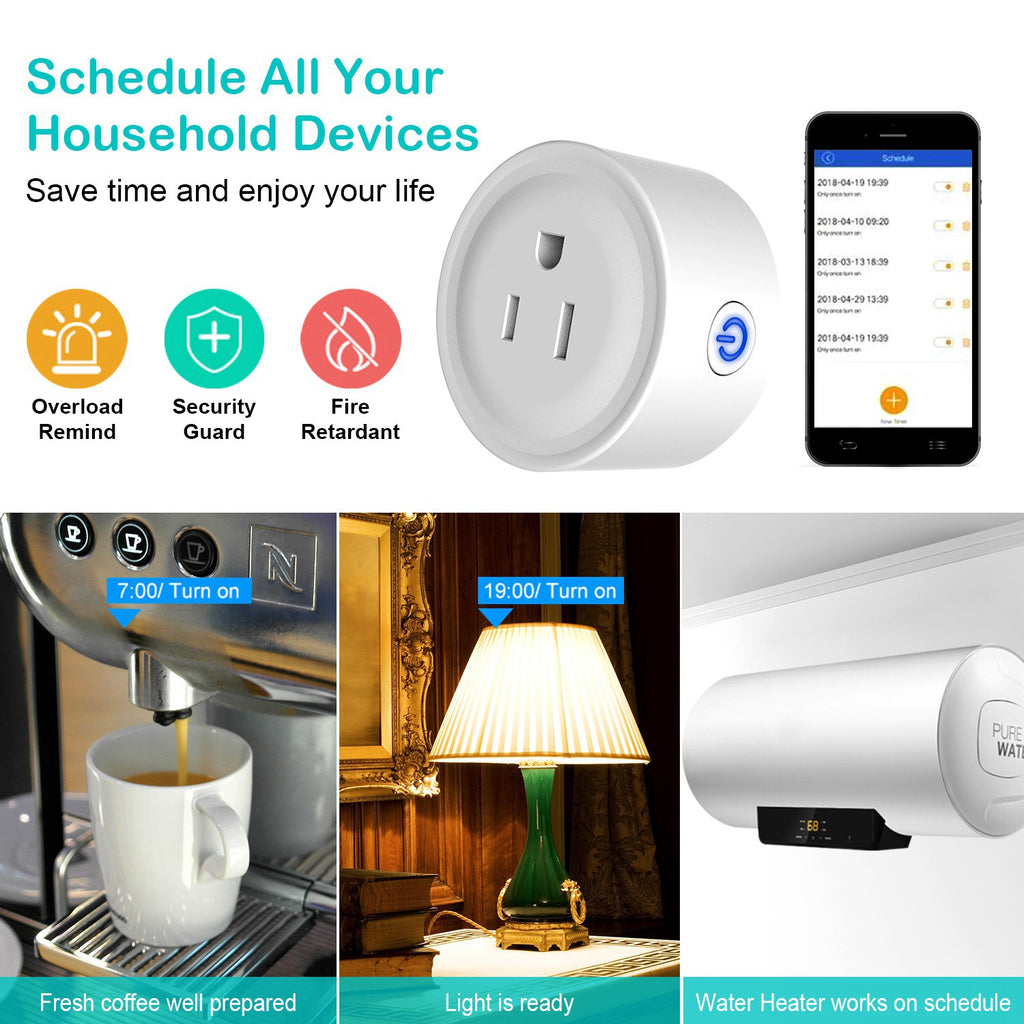 WiFi Smart Plug, App & Voice Control
