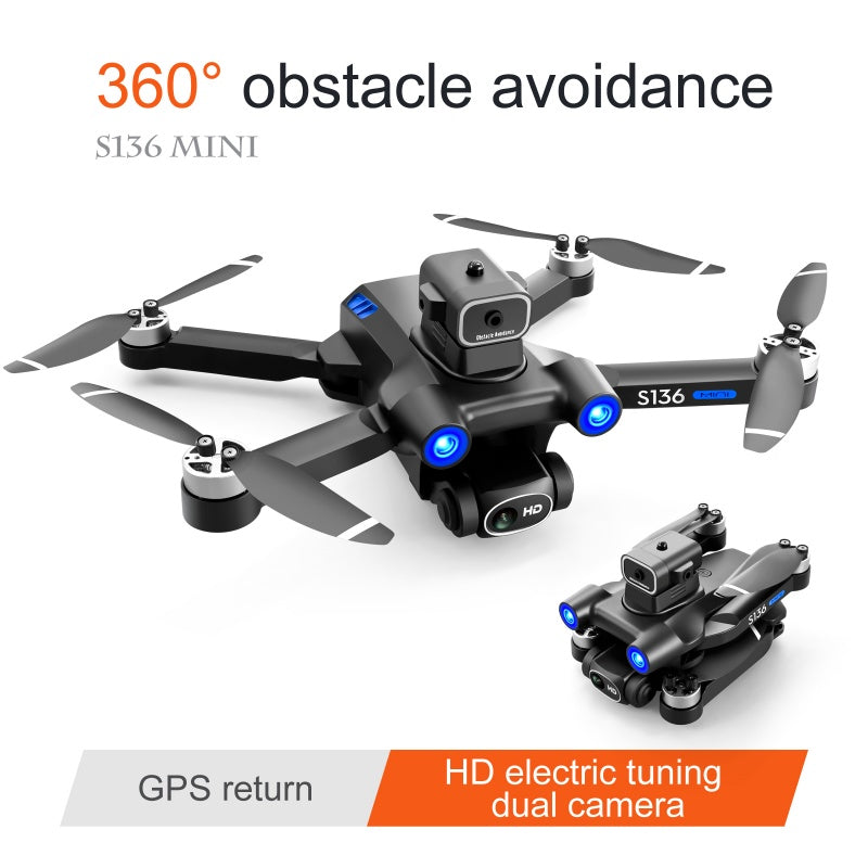 S136 GPS Drone, Dual Camera Return-to-Home