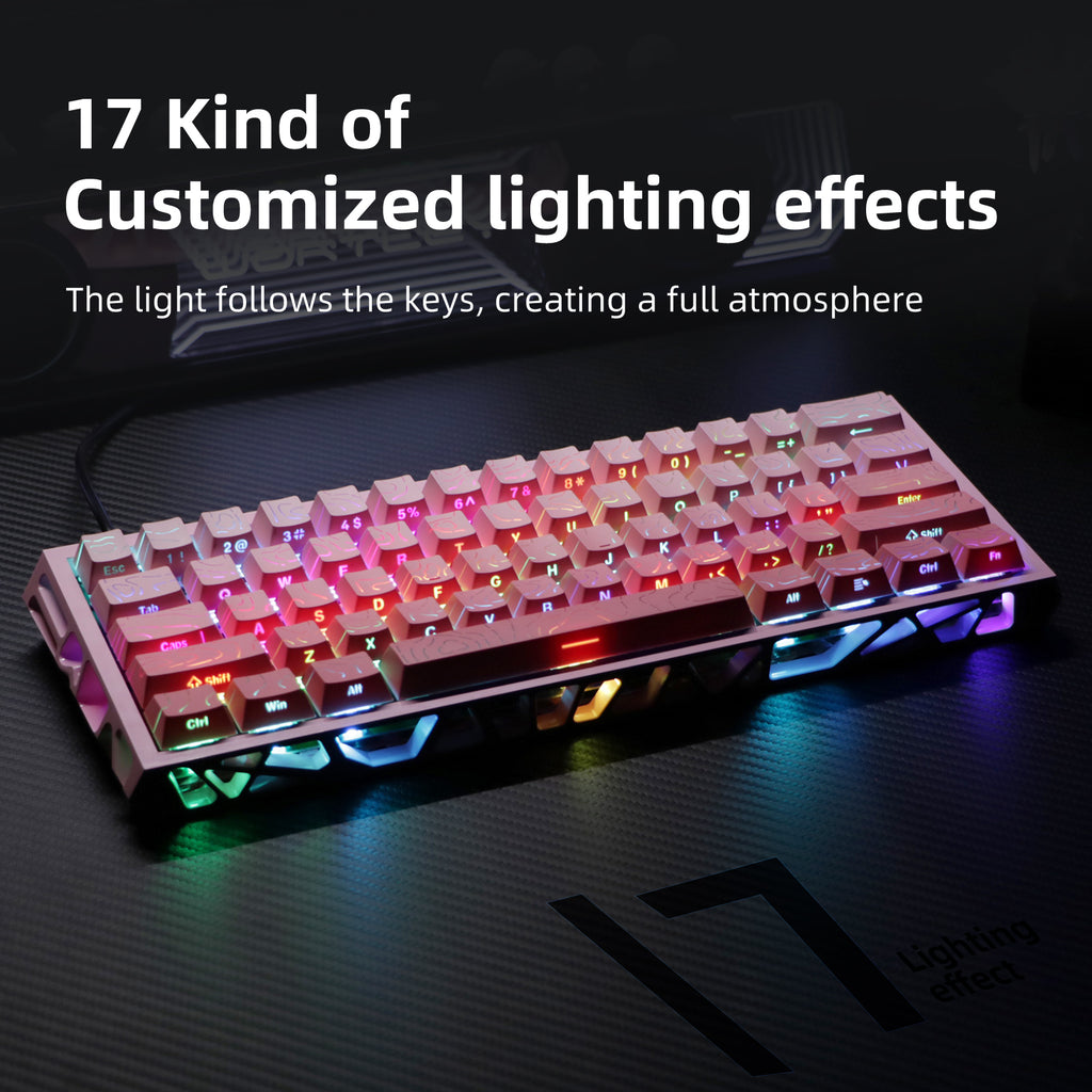 NC61 Magnetic-Switch Mechanical Keyboard, 61-Key