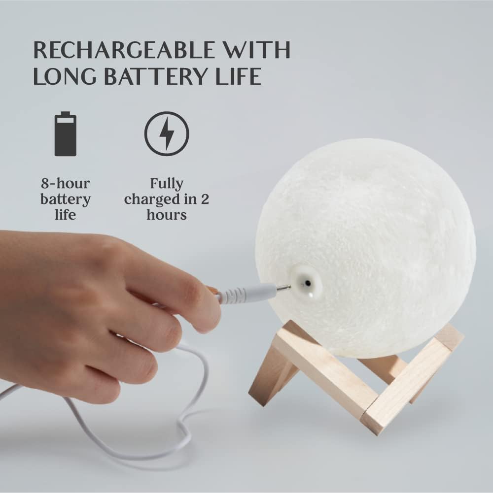 Moon Lamp, 16 Colors with Stand and Remote