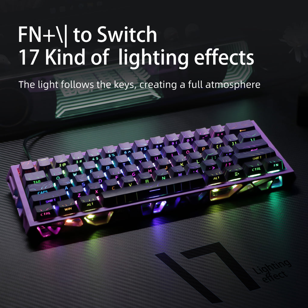 NC61 Magnetic-Switch Mechanical Keyboard, 61-Key