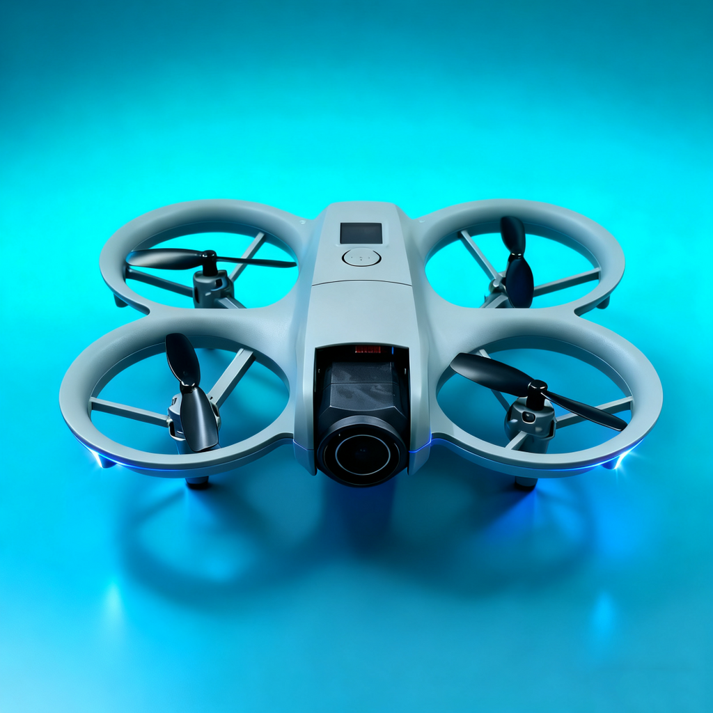 Foldable Mini Drone with Dual 480p Cameras