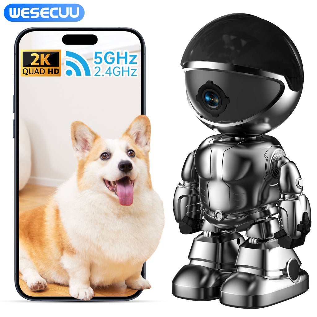 Smart Robot WiFi Camera, 3MP Auto-Tracking