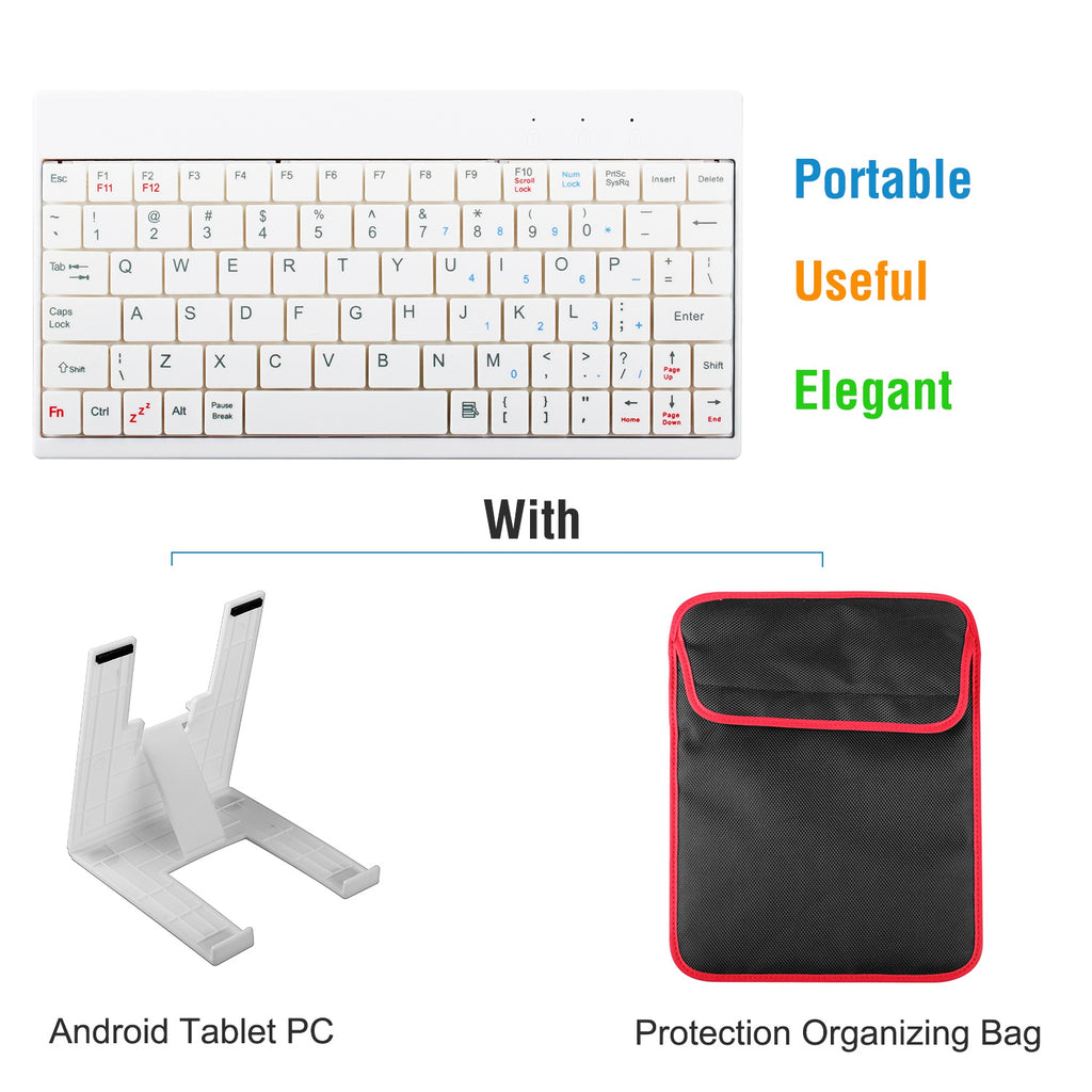 Mini 80-Key Wired Keyboard, Compact USB