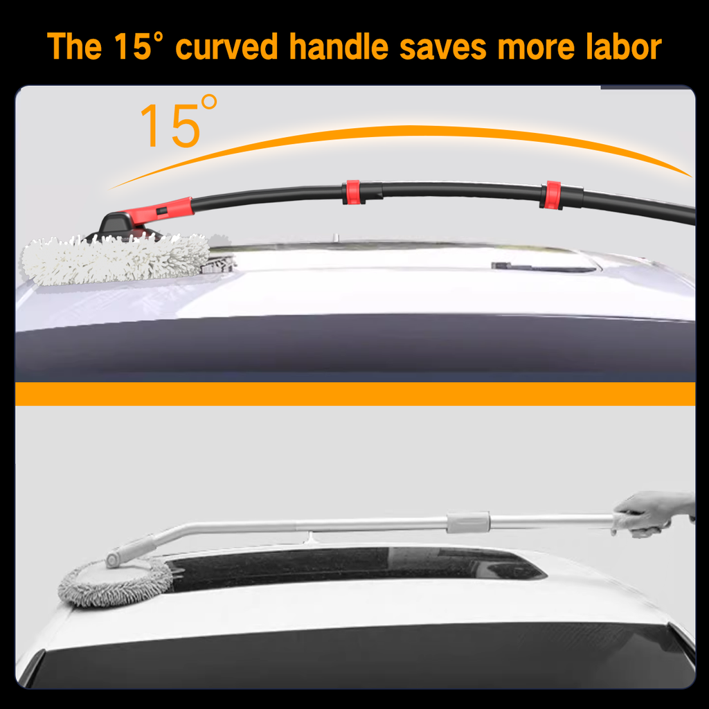 Hose-Fed Car Wash Mop, Extends to 41 Inches
