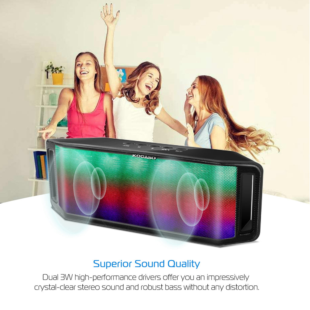 LED Multicolor Wireless Speaker, Hands-Free