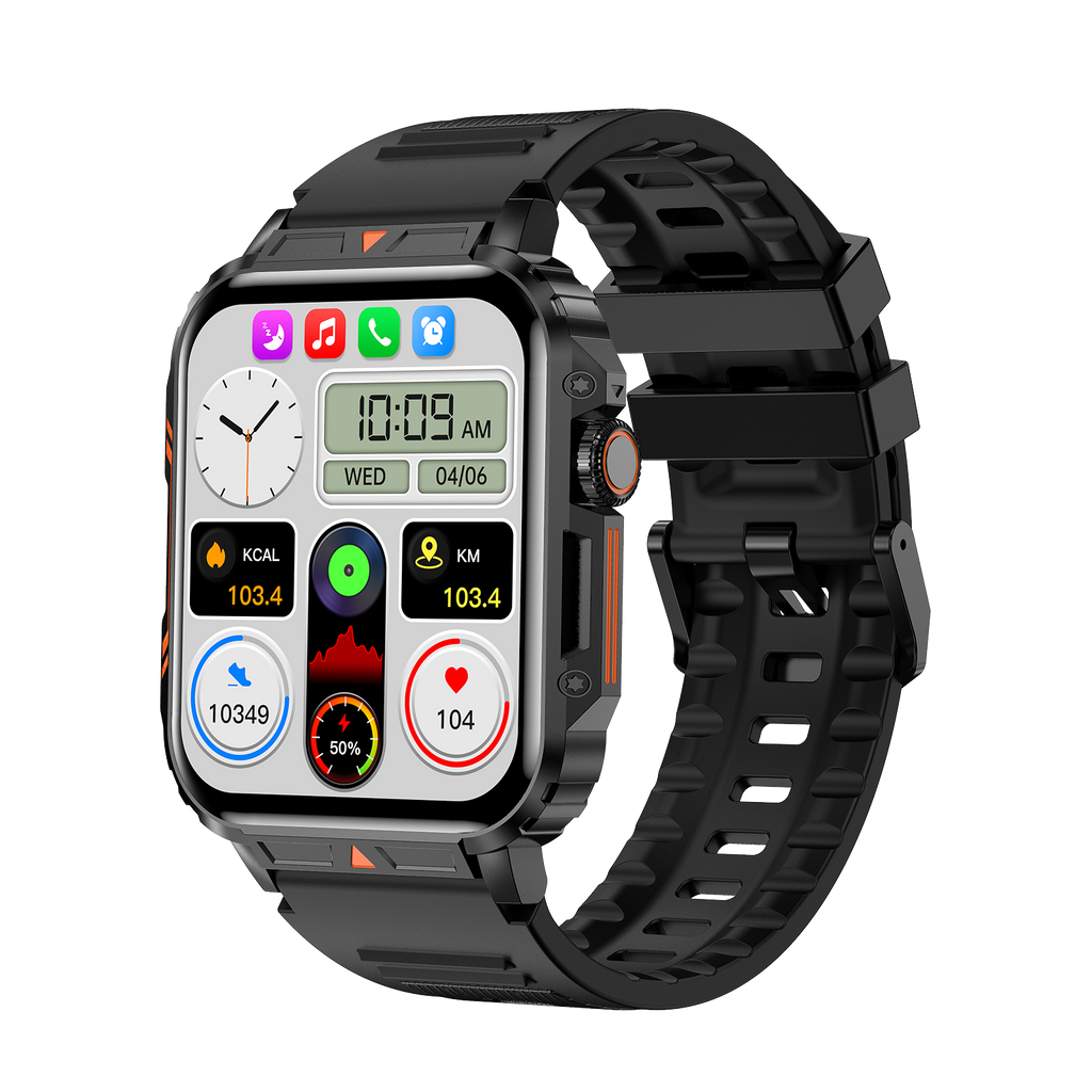 Outdoor Sports Smartwatch, Big Screen Bluetooth Calling